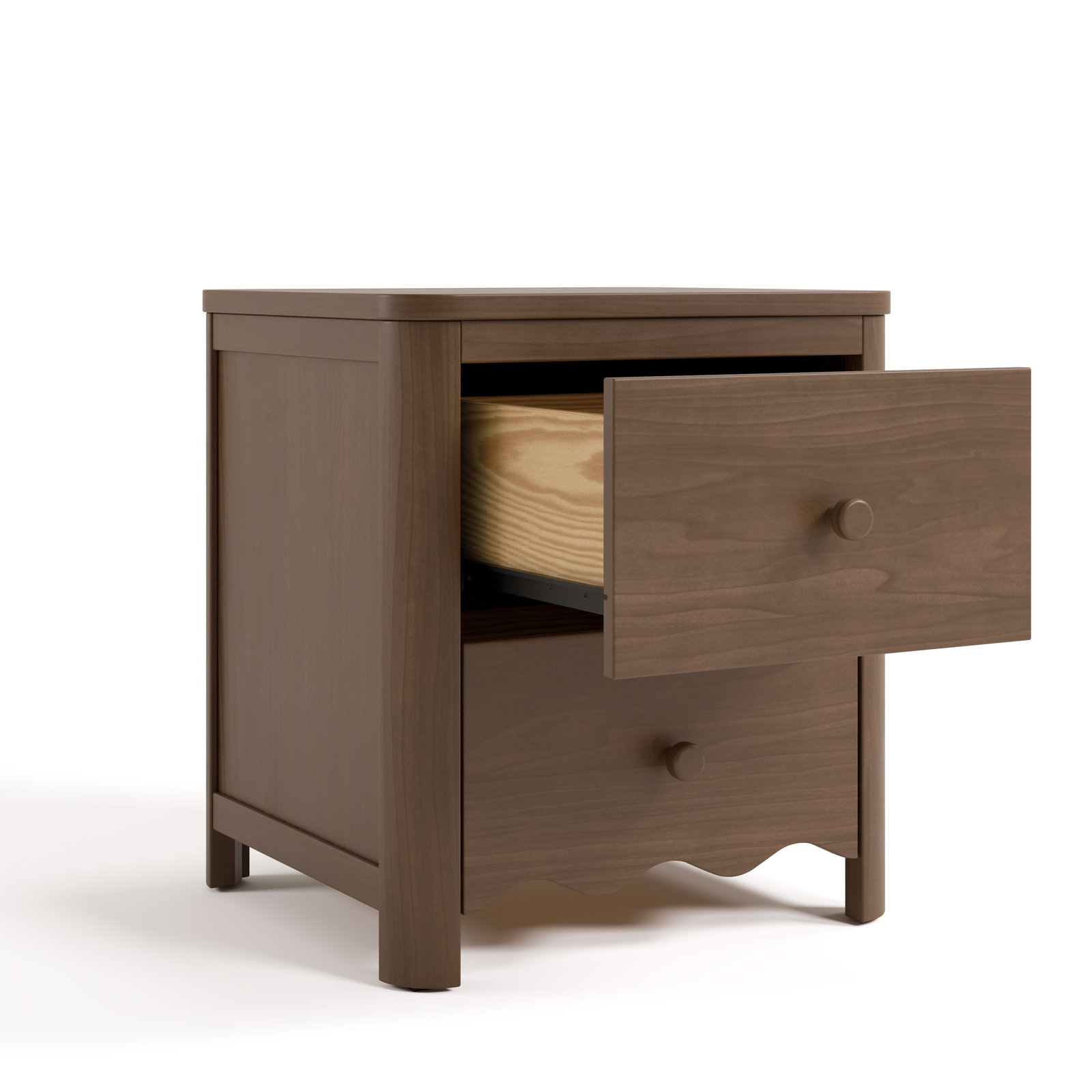 Casablanca Nightstand, Hazelnut
