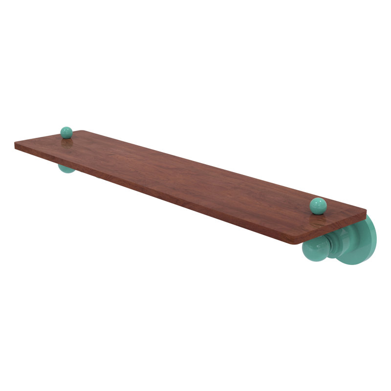 Astor Place Floating Shelf, Sea Foam Green, 2.5" H x 22" W x 5" D