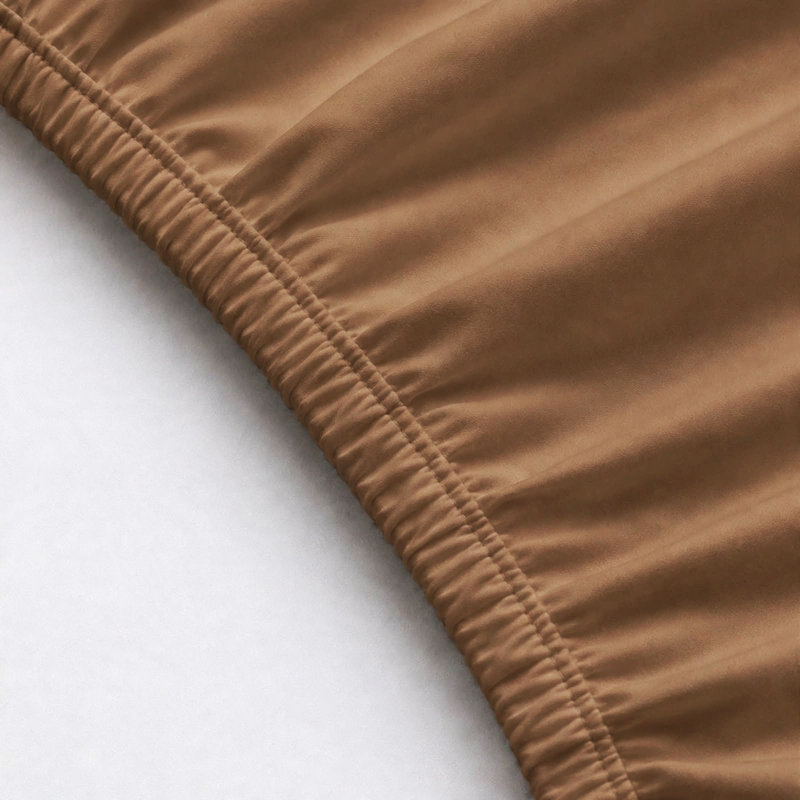 6-Piece Premium Deep Pockets Microfiber Sheet Set, Full, Mocha