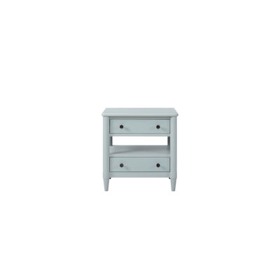 Open Nightstand With 2 Drawers by Hokku Designs