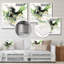 Green And Black Splash - Fractals Metal Wall Decor-722076103