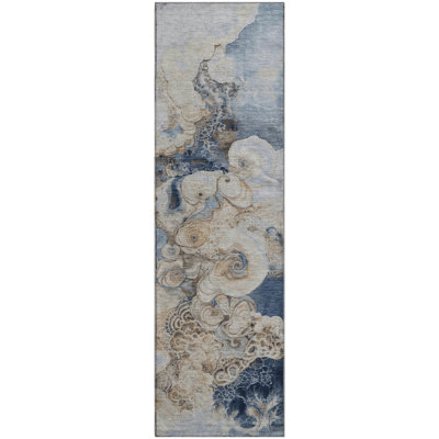 Premium Machine Washable Medena AMF1860 Abstract Rug