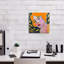 "Epic Graffiti" On A Full Moon Evening "par Bebe Keith, art mural sur toile, 12 po x 12 po