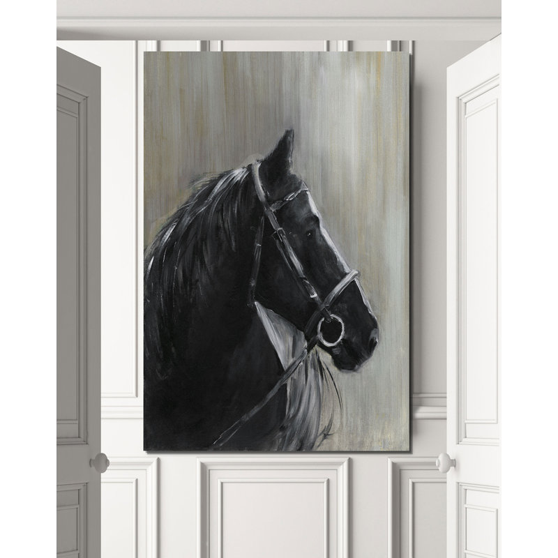 " Midnight Thunder ", 36" H x 24" W x 1.5" D, Wrapped Canvas