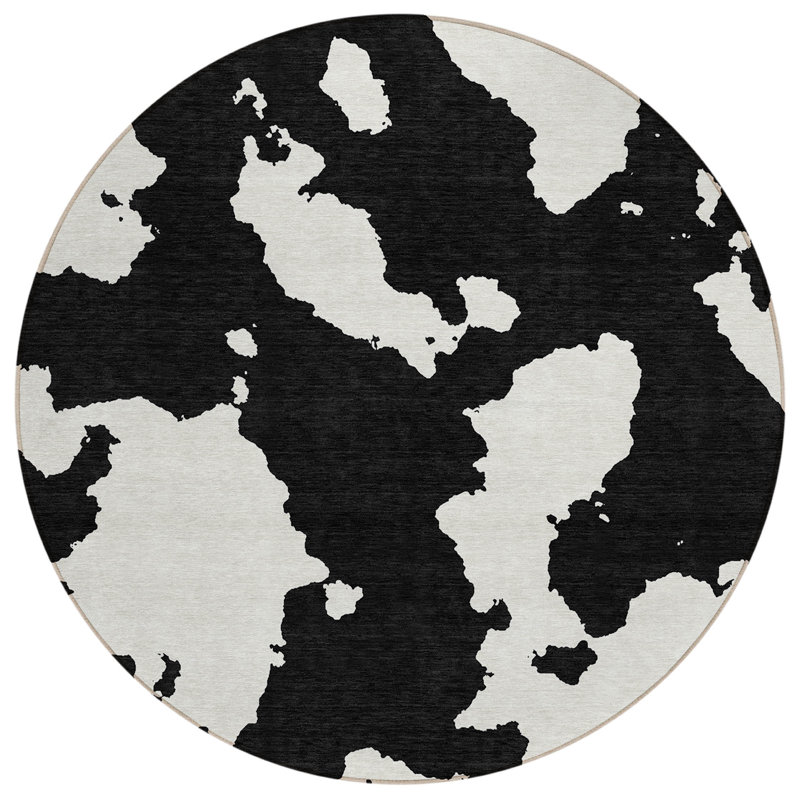 Tapis Aquaisha avec envers antidérapant, Rond 8 pi