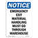 SignMission Emergency Exit Handling Sign | Wayfair