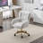 Mentko Ergonomic Fabric Office Chair with 360-Degree Swivel and Durable Metal Base-272651673-272651675