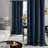 Deconovo 100% Blackout Grommet Curtain Panels with Liner, Thermal Insulated Room Darkening Curtains (Set of 2)-75195030-75195021