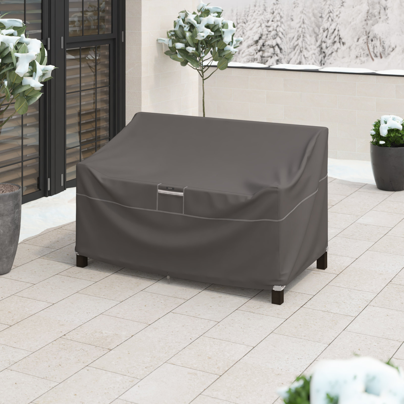 Jaylon Outdoor Patio Sofa Cover, 31" H x 58" W x 32.5" D