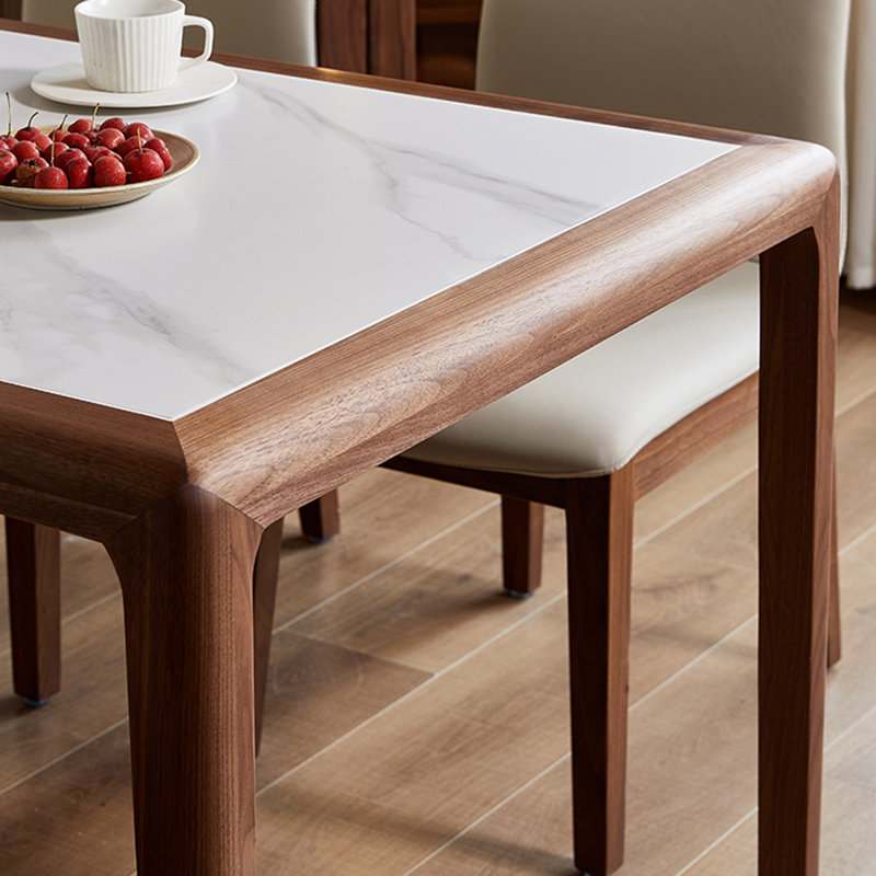 Table de salle à manger rectangulaire Tiy 31,49 po, H 29,52 po x L 70,86 po x l 31,49 po