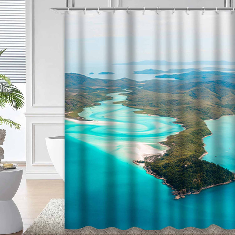 Plage, Australie, beau, gens, beauté, nature, ciel bleu, jour, célèbre avec 12 crochets, L 72 po x l 78 po