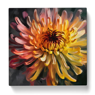 Chrysanthemum Gestural Art No.1 - No Frame Print