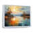 White Floater Framed