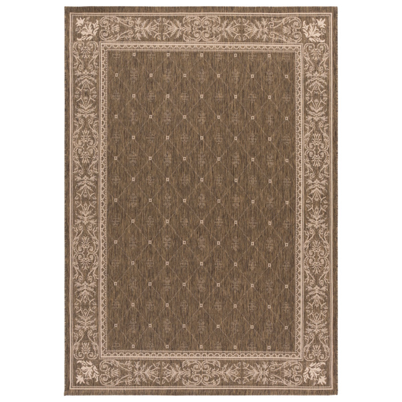 Claudinette Performance Abstract Indoor/Outdoor Area Rug, Rectangle 5'3" x 7'7"