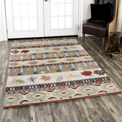 Pouliot Wool Southwestern Indoor Rug