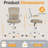 Mesh Drafting Chair Tall Office Chair With Adjustable Footrest Ring-279025774-319467057