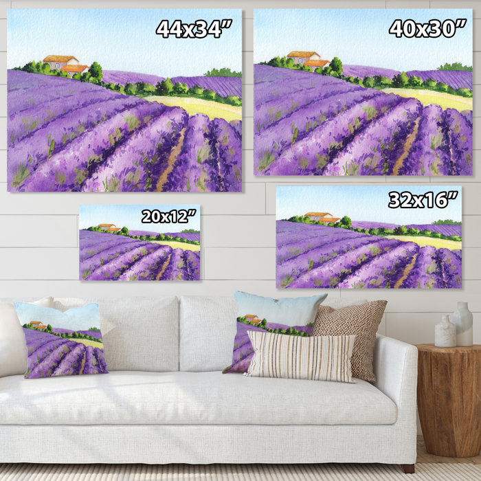 Bless international Lavender Field With Rural House In Provence I On ...