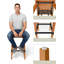 Counter Stool with Solid Wood Frame