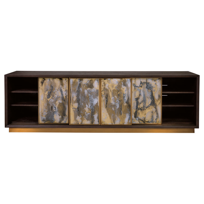 Verbatim Unfinished TV Stand for TVs up to 88"