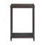 Tables de bout étroites avec tablette, ensemble de 2-948586898