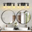 Luminaires de salle de bain: lampe de salle de bain 3 lumières sur miroir avec abat-jour en verre transparent, lampe murale pour miroir-636084087-622116496