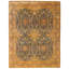 Hand Knotted Wool Oriental Area Rug in Blue And Red