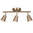 13.8" 3 -Light Track Lighting Kit,Matte Brass Finish Adjustable Flexibly Rotatable