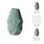 Vase en grès avec texture nervurée et silhouette sculpturale, vase décoratif moderne en céramique pour un style intérieur contemporain-1102645465