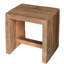 Tabouret d'appoint en bois massif Austen