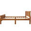 Lit plateforme simple en bois massif - tête de lit et support à lattes, convient aux matelas de taille simple, sans sommier tapissier, installation facile, sommier intégré, à assembler, sommier,-1900523936