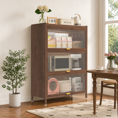 Armoire en métal avec 3 portes rabattables pour la chambre à coucher, le bureau, le salon, le couloir et le vestibule