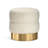 Charlize Stainless Steel Accent Stool-50930146-86408248