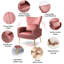 27' ' wide velvet armchair Mahith-88364529