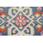 Tapis indien fait à la main bleu Ziegler 3 x 5