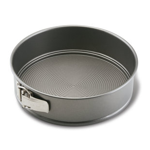 Nordic Ware Bundt Fancy Springform Pan with 2 Bottoms 9 Inch Charcoal 