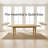 Modern 7-Piece Extendable Dining Set With Rectangular Wood Table And Upholstered Curved Back Chairs-863866781