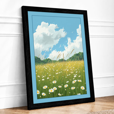 Summer Meadow Rustic - Framed Print