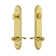 Arc Tall Plate Complete Entry Set with Single Cylinder Deadbolot and Bellagio Lever