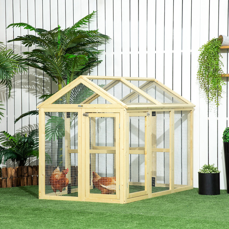 Poulailler, extérieur en bois pour 1 à 3 poulets, basse-cour, spacieux, combinable avec des perchoirs et des portes, peinture de revêtement résistante aux intempéries