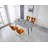 Extensible Table,DINING TABLE,OFFICE TABLE,COFFEE TABLE,Metal Leg,100/140/180X100x75cm