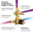 Circular 2-Function Pressure Balanced Complete Shower Faucet Set with Slide Bar-134155036