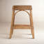 Robias 24.5"H Rectangular Rattan And Water Hyacinth Counter Stool-447179514