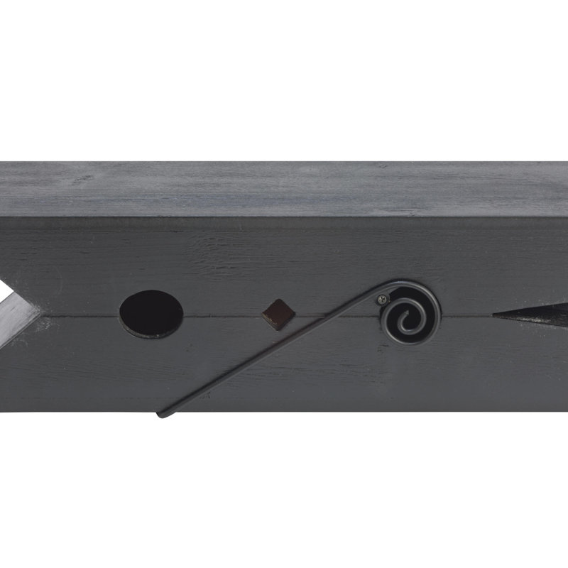 Divy Floating Shelf, Black, 5.1" H x 23.7" W x 4.9" D
