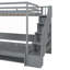Lit escamotable double sur double avec lève-personne hydraulique et conception de bureau-1060353593