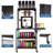 1 X 3d Printer Stand 3d Printer Desktop Stand Storage Rack Filament Storage Rack With Wheels T-shaped Spool Holder Suitable For Studio And Office Storage And Organisation