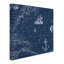 Art mural sur toile tendue - art mural «Nautical Blues 4» de Jean Plout pour le salon, la chambre à coucher ou le bureau - 35 x 35-31333077