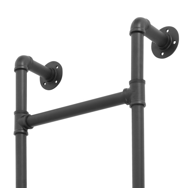 5-Step Ladder Wall Mounted Ladders, 64.96"