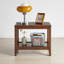 Table d'appoint 100% rustique en bois massif pour le salon