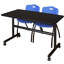 Table gigogne d'appoint Nevjana, 2 chaises empilables-32962089-32962092-32962096