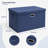 Foldable Storage Bins Fabric Dustproof With Lid